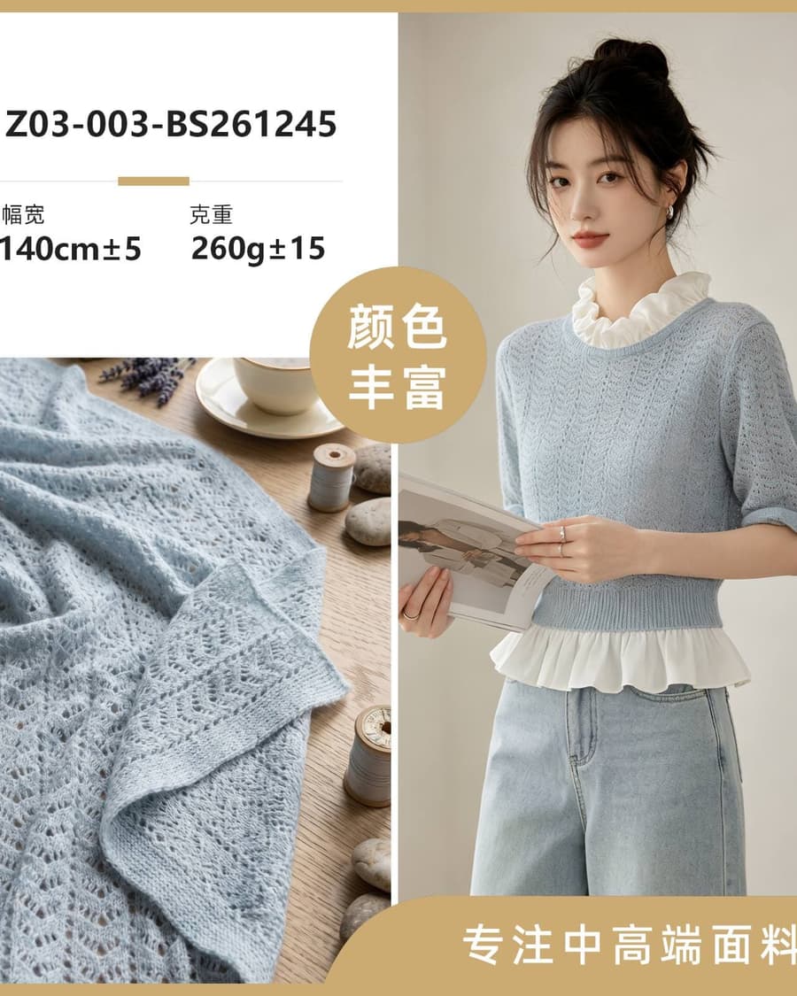 Z03-003-BS261245面料细节 1