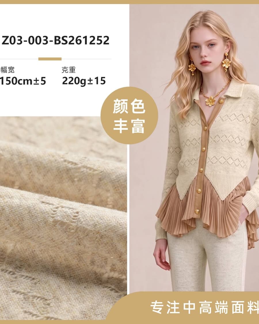 Z03-003-BS261252面料细节 1